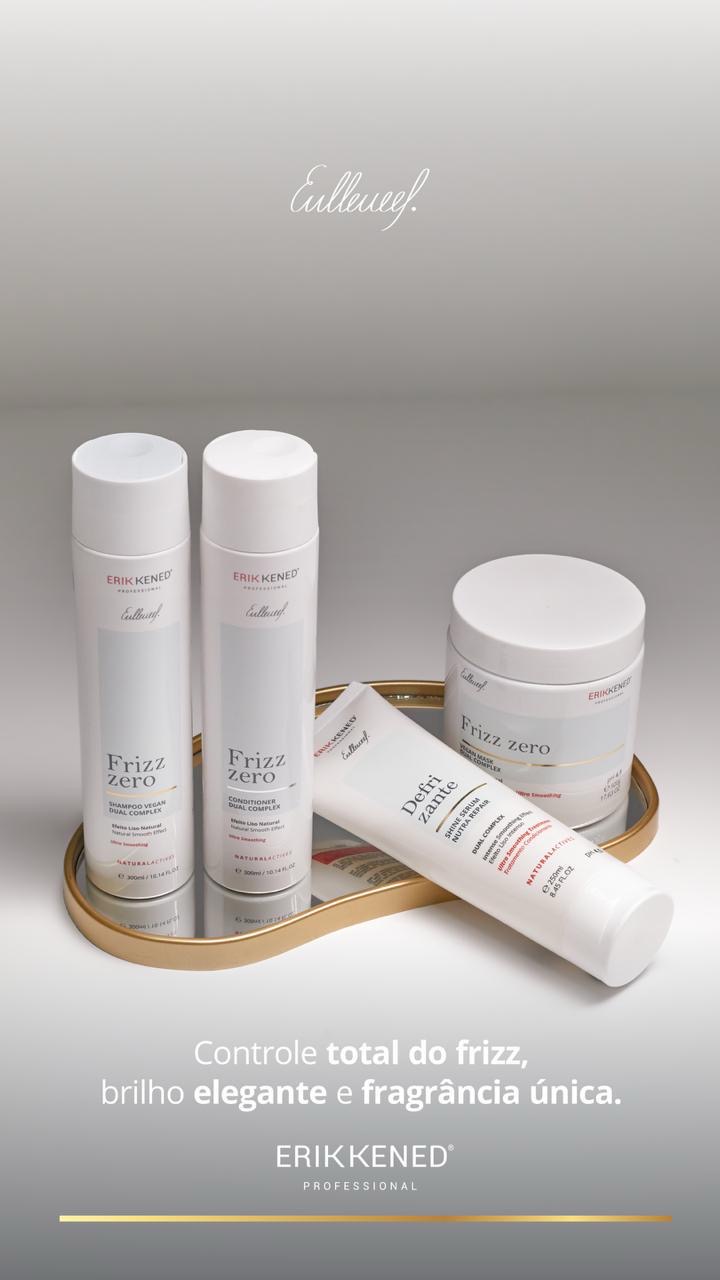 Kit Frizz Zero com máscara de 300 gramas 